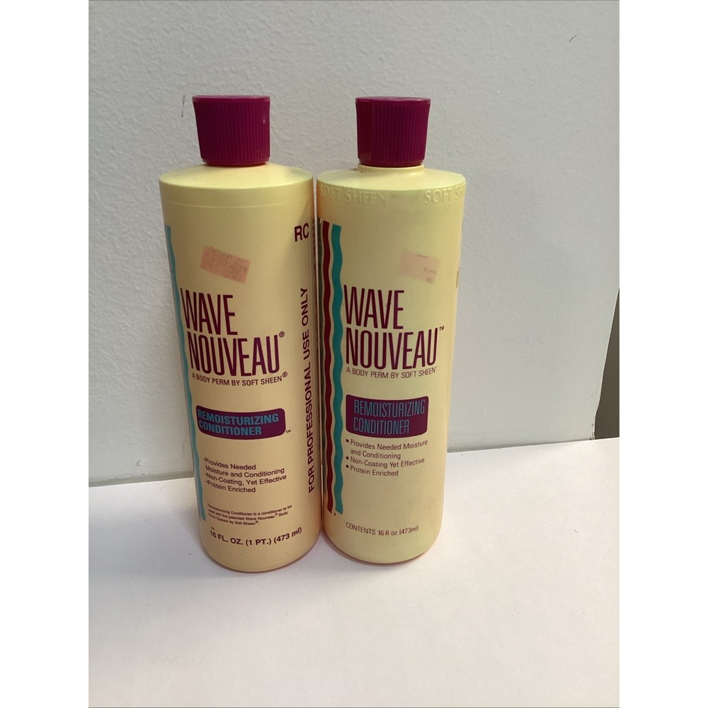 *OLD STOCK* Soft Sheen Wave Nouveau Remoisturizing Conditioner 16FL 2PK HTF